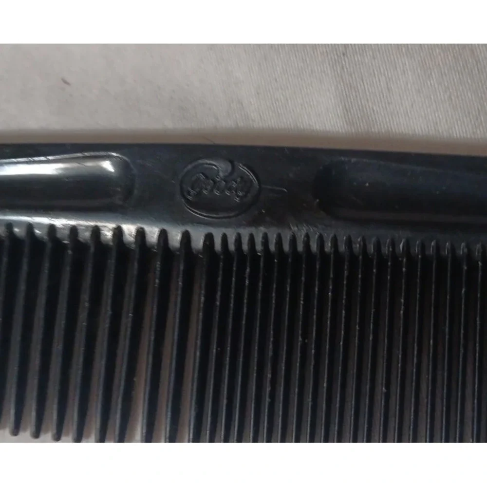 Vintage Goody Hair Combs Lot Of 6 Stylist‎ Barber USA Turquoise  Black Blue Grey